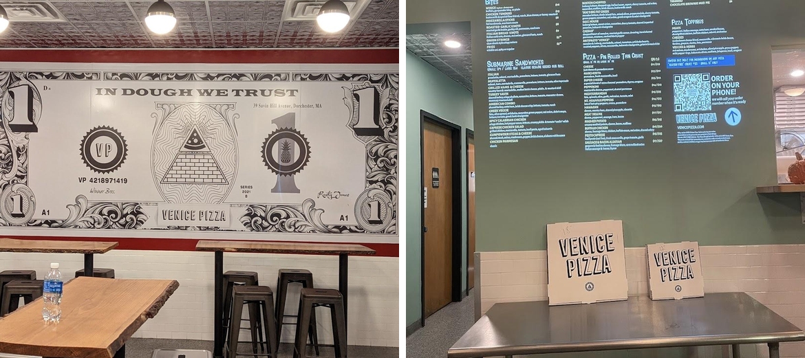 VENICE PIZZA Menu
