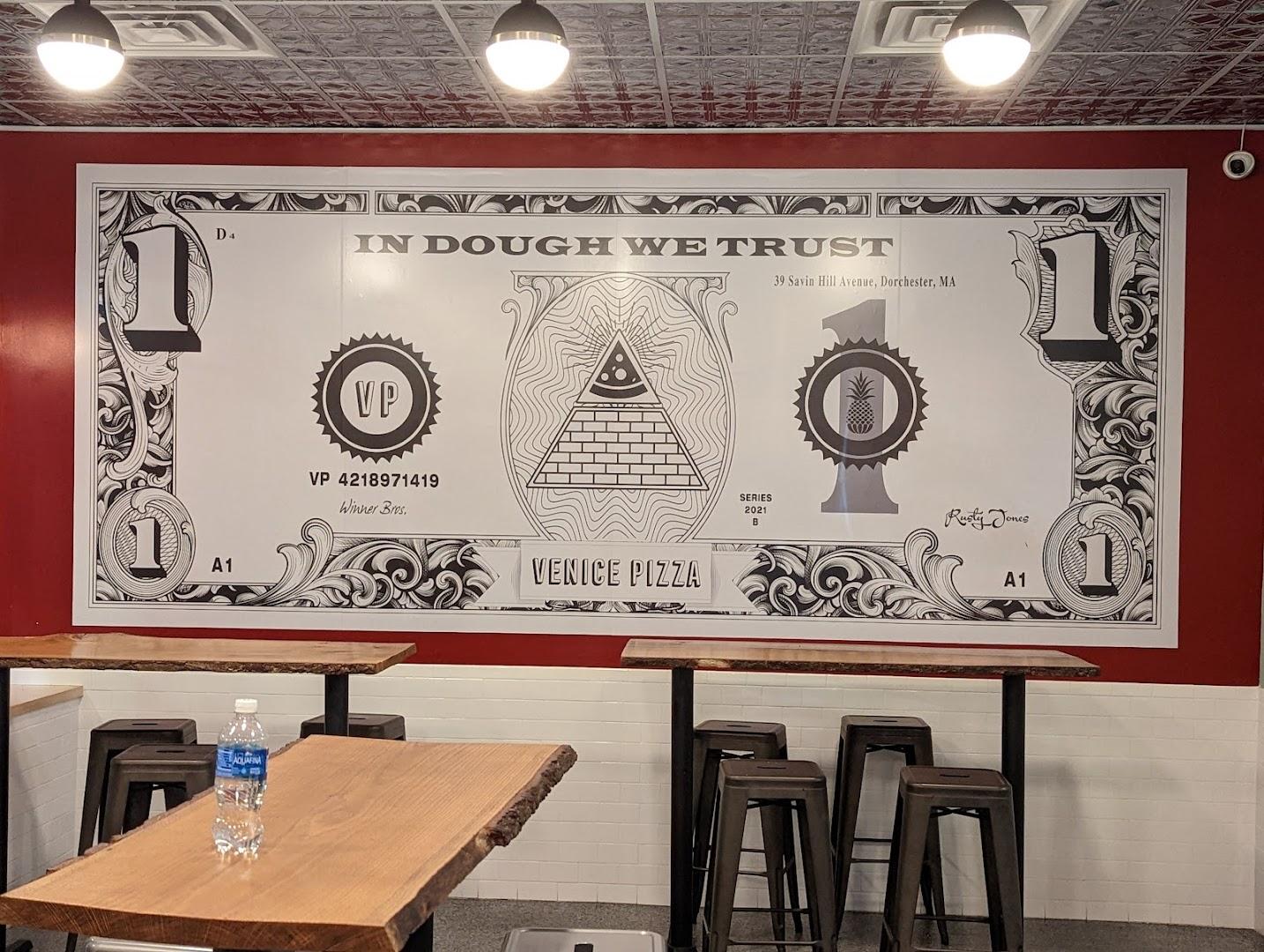VENICE PIZZA Menu